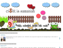 Tablet Screenshot of eightissamaniah.blogspot.com