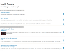 Tablet Screenshot of inutilgames.blogspot.com