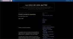 Desktop Screenshot of lavoixdesonmaitre.blogspot.com