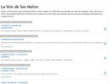 Tablet Screenshot of lavoixdesonmaitre.blogspot.com
