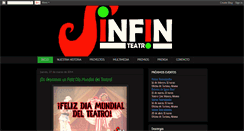 Desktop Screenshot of grupodeteatrosinfin.blogspot.com