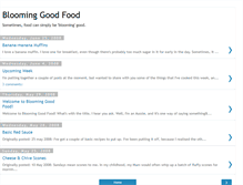 Tablet Screenshot of bloominggoodfood.blogspot.com