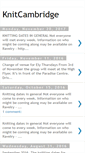 Mobile Screenshot of knitcambridge.blogspot.com