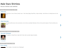Tablet Screenshot of malestarsshirtless.blogspot.com