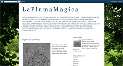 Desktop Screenshot of laplumamaguica.blogspot.com