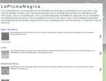 Tablet Screenshot of laplumamaguica.blogspot.com