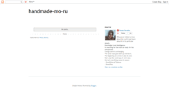 Desktop Screenshot of handmade-mo-ru.blogspot.com