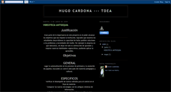 Desktop Screenshot of hugocardona---tdea.blogspot.com