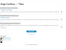 Tablet Screenshot of hugocardona---tdea.blogspot.com