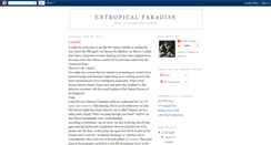 Desktop Screenshot of entropicalparadise.blogspot.com