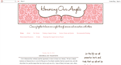 Desktop Screenshot of honoringourangels.blogspot.com