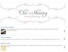 Tablet Screenshot of chicandstunningevents.blogspot.com