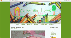 Desktop Screenshot of colormehome.blogspot.com