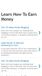 Mobile Screenshot of learnhow2earnmoney.blogspot.com