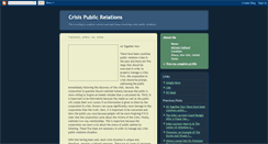 Desktop Screenshot of crisispublicrelations.blogspot.com