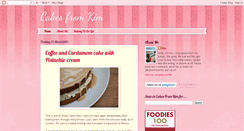 Desktop Screenshot of cakesfromkim.blogspot.com