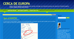 Desktop Screenshot of cercadeuropa.blogspot.com