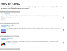 Tablet Screenshot of cercadeuropa.blogspot.com