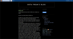 Desktop Screenshot of dotafreak198.blogspot.com