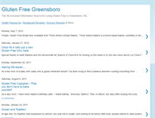 Tablet Screenshot of glutenfreegreensboro.blogspot.com