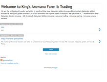 Tablet Screenshot of king-arowana.blogspot.com