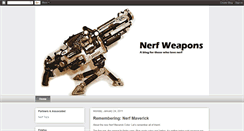 Desktop Screenshot of nerfweapons.blogspot.com