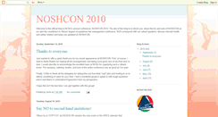 Desktop Screenshot of noshcon.blogspot.com