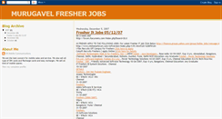 Desktop Screenshot of murugaveljobs.blogspot.com