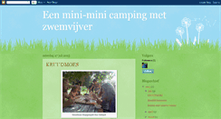 Desktop Screenshot of campingdejoxhorst.blogspot.com