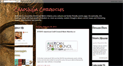 Desktop Screenshot of chaosingachronicles.blogspot.com