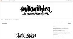 Desktop Screenshot of milkwithtea.blogspot.com