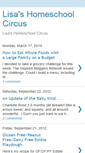 Mobile Screenshot of lisashomeschoolcircus.blogspot.com