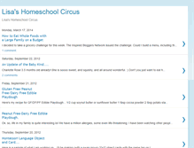 Tablet Screenshot of lisashomeschoolcircus.blogspot.com