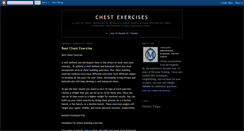 Desktop Screenshot of chestexercise.blogspot.com