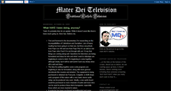 Desktop Screenshot of materdeitelevision.blogspot.com