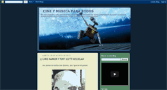 Desktop Screenshot of cineymusicaparatodos.blogspot.com