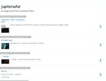 Tablet Screenshot of jupitersofar.blogspot.com