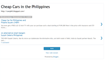 Tablet Screenshot of carsphil.blogspot.com