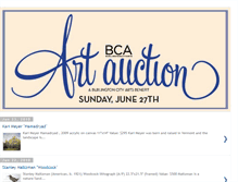 Tablet Screenshot of bcaartauction.blogspot.com