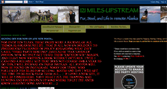 Desktop Screenshot of 121milesupstream.blogspot.com