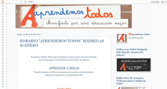 Desktop Screenshot of blogaprendemostodos.blogspot.com