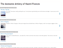 Tablet Screenshot of naomifrances.blogspot.com