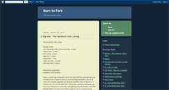 Desktop Screenshot of borntofork.blogspot.com