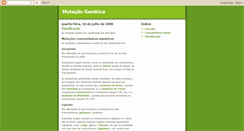 Desktop Screenshot of mutacoesgenetica.blogspot.com