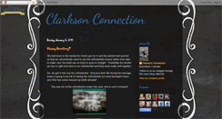 Desktop Screenshot of clarksonconnection.blogspot.com