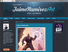 Tablet Screenshot of jaimeramirezart.blogspot.com