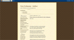 Desktop Screenshot of garylehmann.blogspot.com
