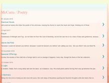 Tablet Screenshot of mccarra--poetry.blogspot.com
