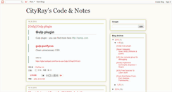 Desktop Screenshot of cityray.blogspot.com