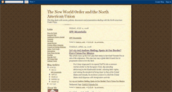 Desktop Screenshot of northamericanunion-sayhithere.blogspot.com